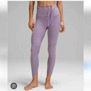 Lululemon Align Wrap Waist Tight Lavender High-Waisted Leggings25"